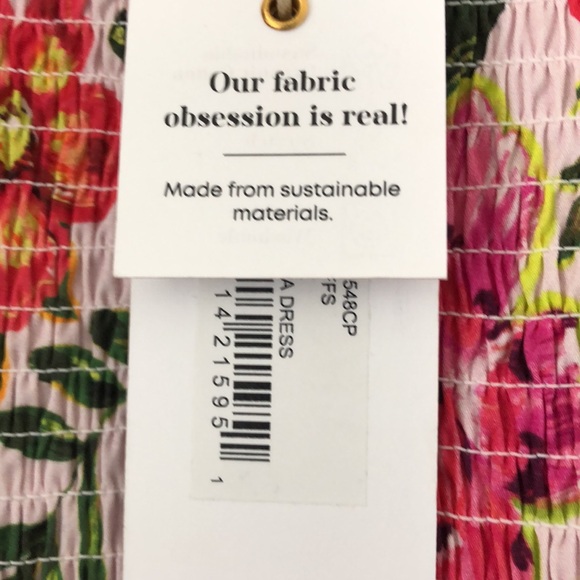 Ivanna print Sundress in crown floral flame - Picture 4 of 6